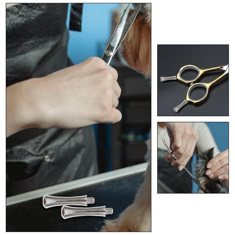 20-Pack Stainless Steel Hairdressing Scissor Finger Rests