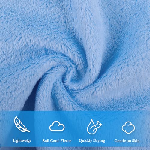 30 Pack Reusable Makeup Remover Cloths - Soft Coral Velvet Towels