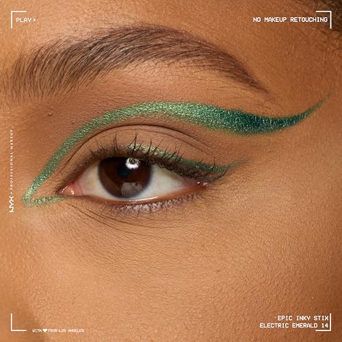 NYX PROFESSIONAL MAKEUP Epic Inky Stix Eyeliner Electric Emerald Metallic - Waterproof, 24HR