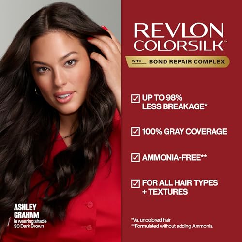 Revlon ColorSilk Bond Repair Hair Color - 31 Dark Auburn, 3-Pack