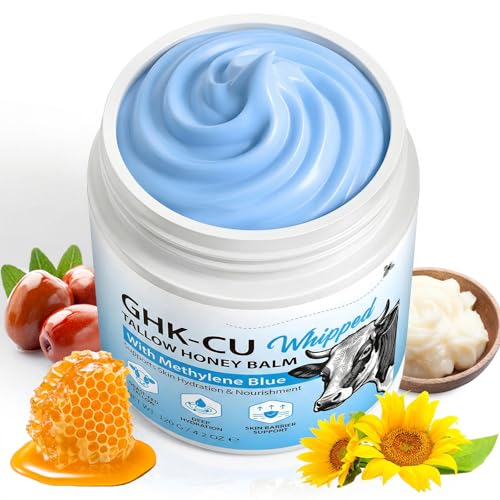 GHK-CU Copper Peptide Beef Tallow Honey Balm for Face & Body Skin