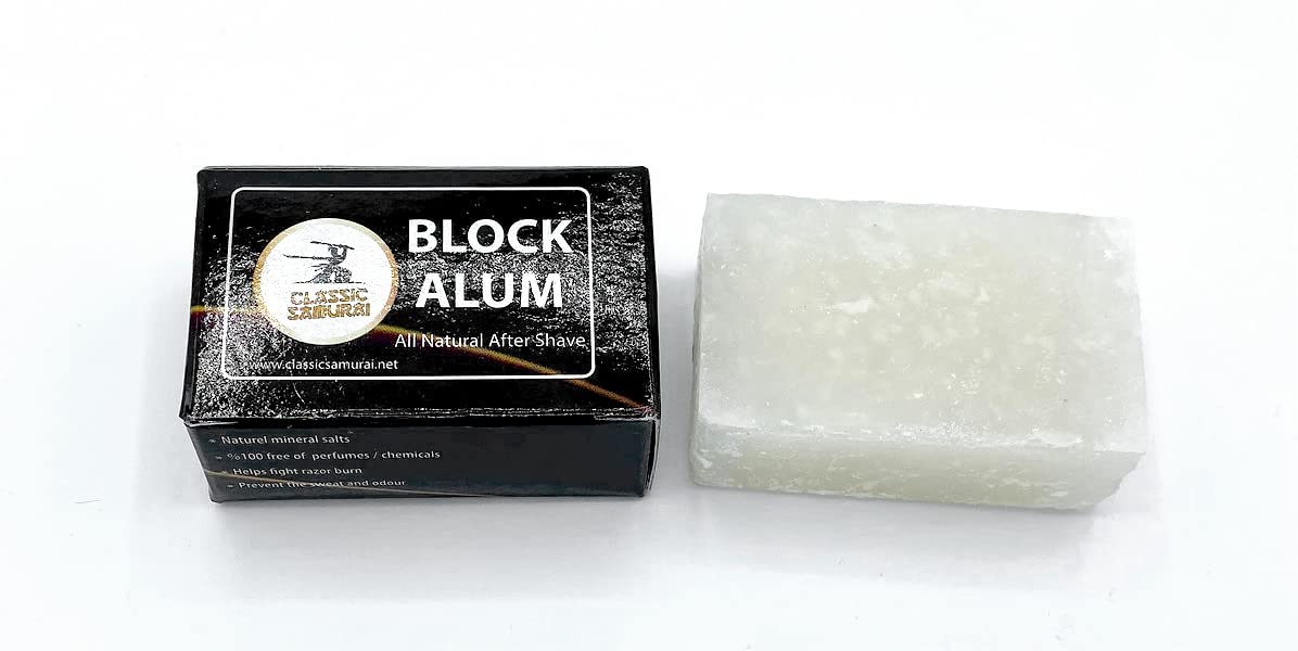 Classic Samurai Block Alum Post-Shave Stone 2.48oz