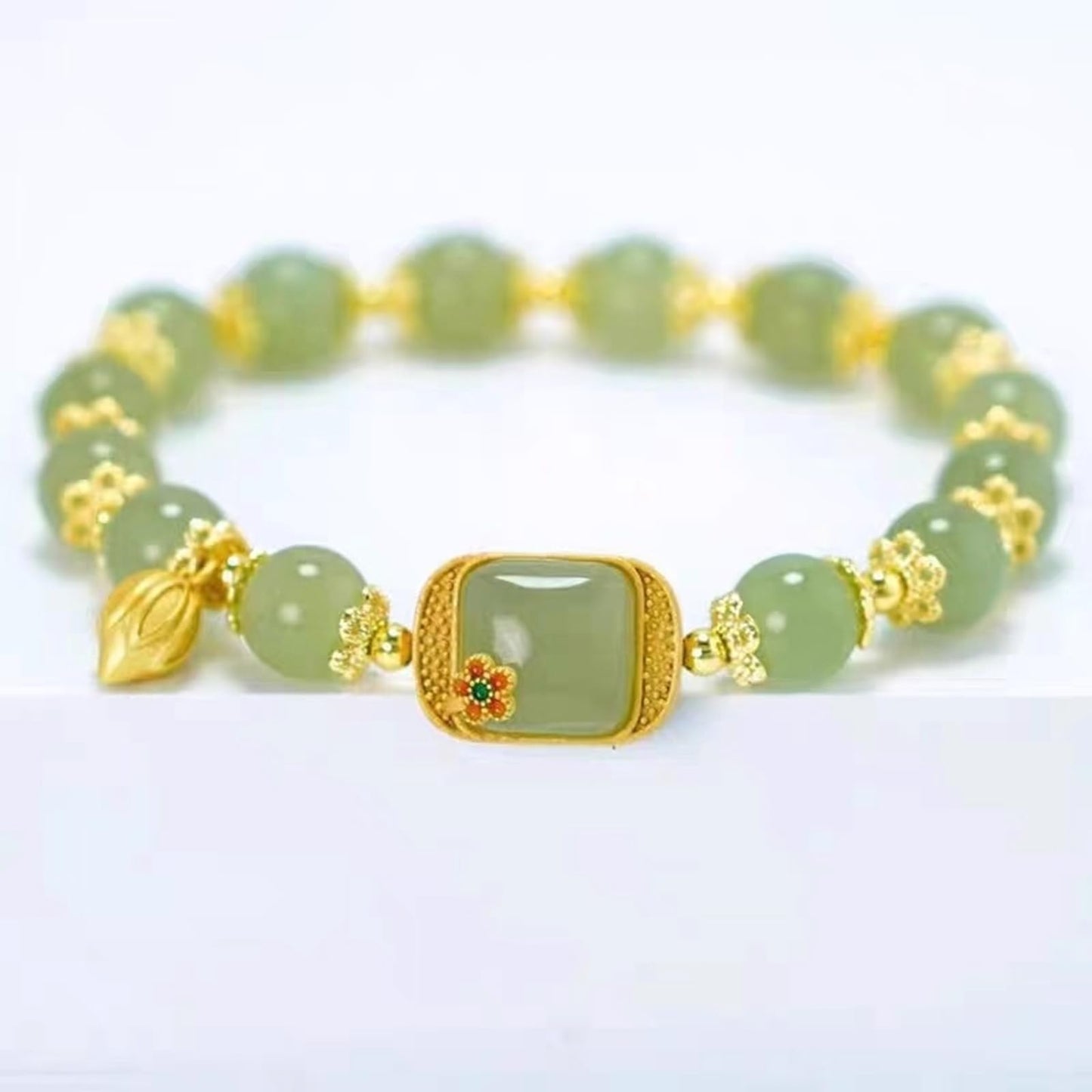 Synthetic Agate Lucky Bracelet | Unisex Retro Beaded Jewelry for Women & Men. Thoughtful Gift for Loved Ones, Couples Bracelet, Birthday Present