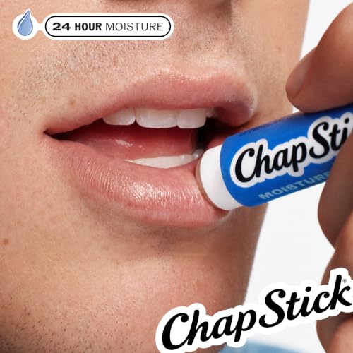 ChapStick Moisture Lip Balm SPF 15 - 4 Count Pack, 0.15 Oz Each