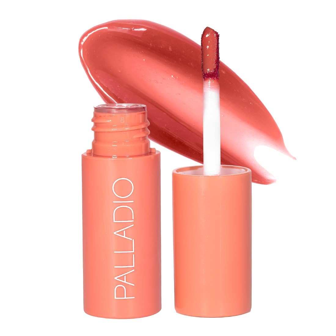Palladio Jelly Tint - Vivid Color Liquid Stain for Cheeks & Lips | Lightweight, Non-Sticky, Cherry Rose