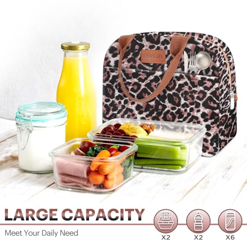 Insulated Lunch Bag for Adults - Leakproof Cooler Tote (Black Panther)