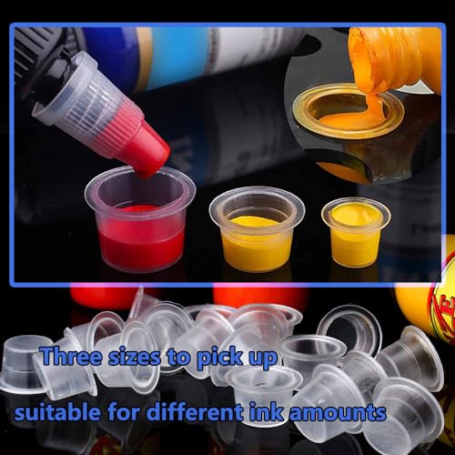 1000Pcs Tattoo Ink Caps Small Cups