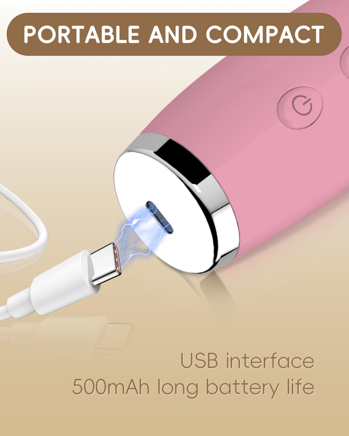 Pore Vacuum Blackhead Remover - Pore Extractor with 5 Attachments & 3 Suction Levels - Blackhead Remover Tools for Women and Men (Pink)