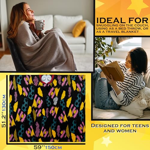Adult Hooded Blanket with Characters | 51x59 in Fleece Throw