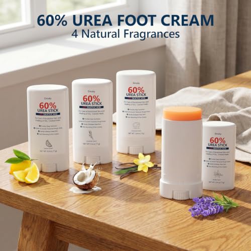 Urea Foot Cream Stick 60% Urea Moisturizer for Dry Cracked Heels & Skin