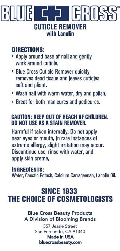 Cuticle Remover & Softener Liquid – Hydrating Treatment for Dry Cuticles & Hangnails | 6oz Made in USA