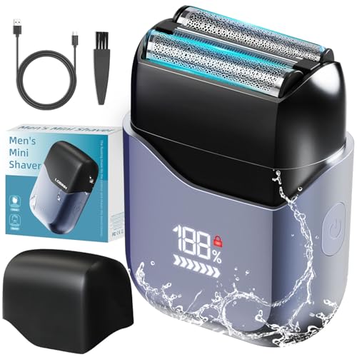 LOBINH Electric Razor for Men - Waterproof Cordless Foil Shaver