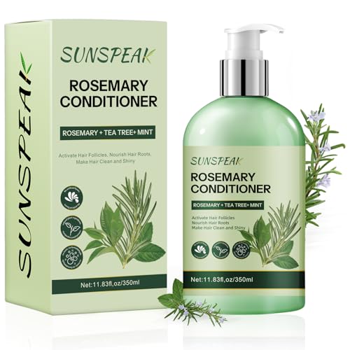 Sunspeak Rosemary Conditioner for Hair Growth & Thinning Hair - Mint & Biotin - For Men & Women - Deep Nourishing & Strengthening - Variation: Rosemary Conditioner
