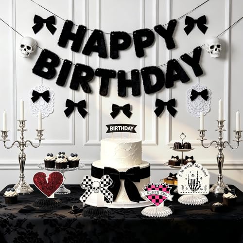 12 Pcs Gothic Honeycomb Centerpieces for Emo Parties