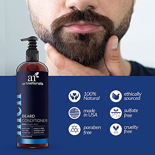 ArtNaturals Beard Conditioner with Tea Tree & Jojoba Oil - 8 fl oz