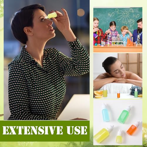 50 Pcs 20 ml Plastic Dropper Bottles with Caps for Liquids
