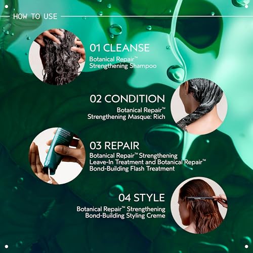 Aveda Botanical Repair Intensive Strengthening Masque - 0.85 Fl Oz Travel Size | Bond-Building Deep Conditioner for Medium to Thick Hair