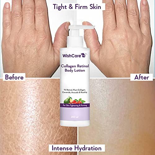 WishCare Collagen 1% Retinol Body Lotion for Skin Firming & Tightening