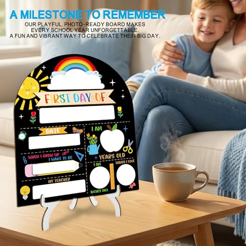 Reusable First and Last Day of School Chalkboard Sign - 12x10