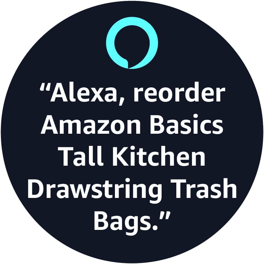 Tall Kitchen Drawstring Trash Bags - Sturdy & Tear Resistant | 13 Gallon, Unscented, 120 Count
