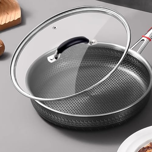 8-Inch Tempered Glass Lid for Cast Iron Skillets & Dutch Ovens