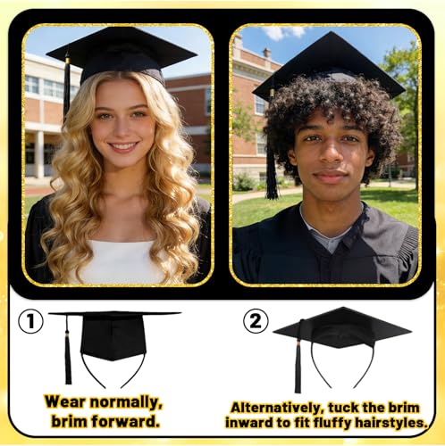 Sofeavo Graduation Cap Headband - Secure Hair Accessory for Graduates