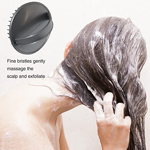 Silicone Scalp Massager Shampoo Brush for Hair Growth & Dandruff Relief
