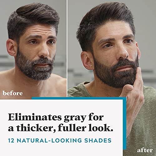 Just For Men Mustache & Beard Dye, Dark Brown M-45 with Keratin