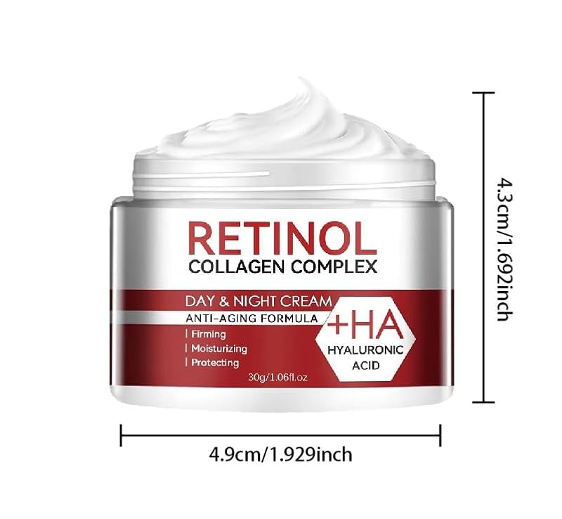Retinol Anti-Aging Face Moisturizer with Collagen & Hyaluronic Acid