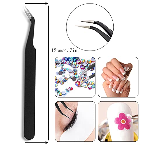 Kaychan White Rhinestone Picker Tool with Bedazzling Pen & Wax Pencil for Nail Art Gems