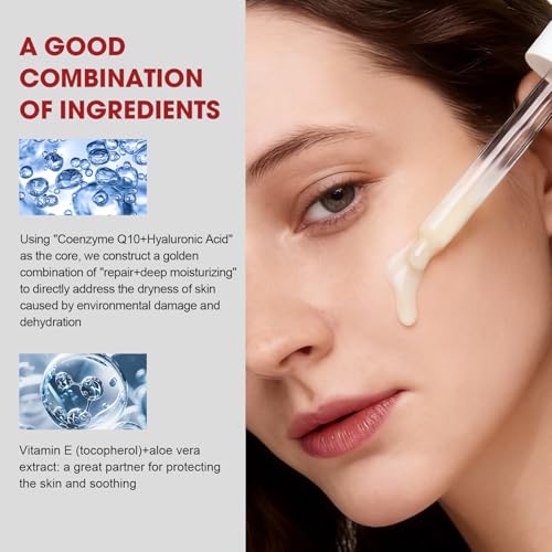 CoQ10 Serum for Face - Unscented Anti-Aging Moisturizer 1 fl oz