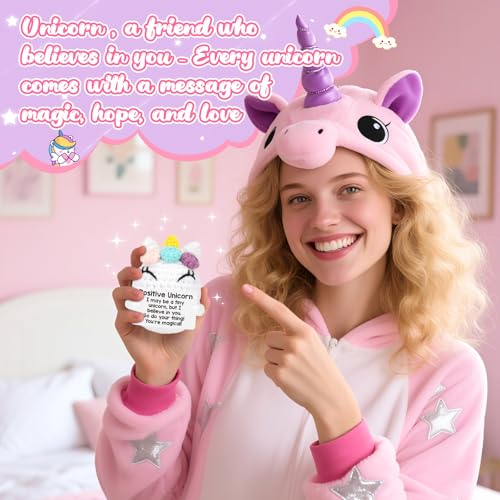 Crocheted Unicorn Keepsake Gift for Girls - Encouragement & Support