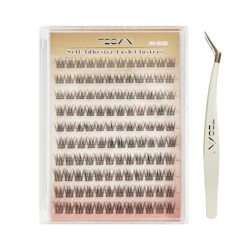 Self-Adhesive Lash Clusters Kit - Easy Press-On False Eyelashes, 120 Pcs
