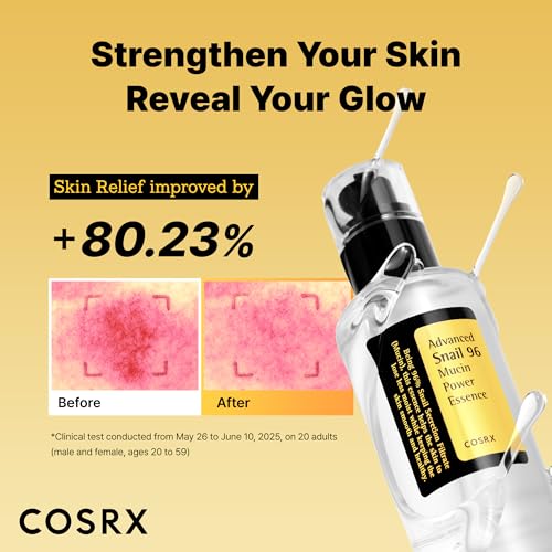 COSRX Snail Mucin 96% Repairing Serum, Hydrating Serum for Face with Snail Secretion Filtrate for Dull Skin & Fine Lines, 100ml, Korean Skin Care
