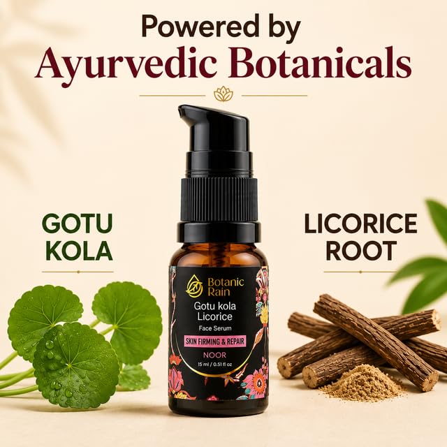 Ayurveda Face Oil for Dry & Mature Skin | Hydrating Serum with Gotukola & Licorice