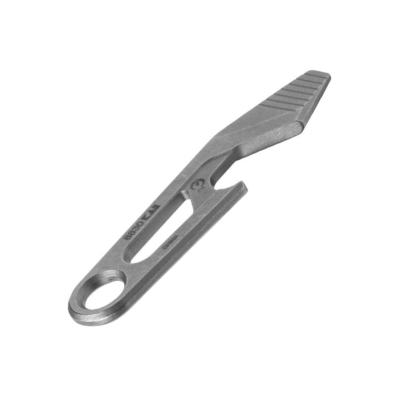 Kershaw Recap Multi-Tool, Stainless Steel, EDC Multi-Tool with Bottle Opener, Pry Bar, and Flathead Screwdriver Tip, Integrated Lanyard Hole, for Key Ring, Pocket or Purse Carry