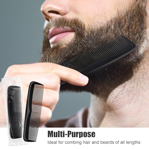 NICEMOVIC Pocket Combs Bulk for Men - 100 Individually Wrapped Combs