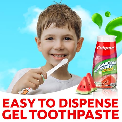 Colgate Kids Fluoride Toothpaste - Watermelon Burst, 4 Pack