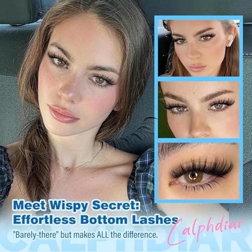 Calphdiar C Curl Soft Definition Bottom Lash Clusters for Natural Eye Look