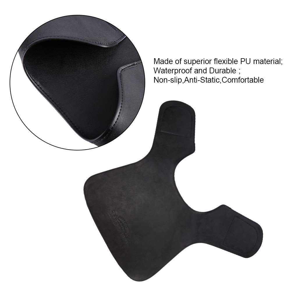BARBER PRO Salon Cutting Collar, Waterproof Hair Cutting Cape Neck Fitting Accessories, with Adjustable Closure, Non-Slip Neck Wrap for Hairdressing, Hair Dye or Hair Cut -Black