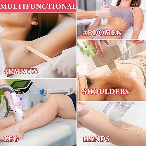 Cooling Gel for Laser Hair Removal - Facial & Body Skin Care, Gentle & Moisturizing