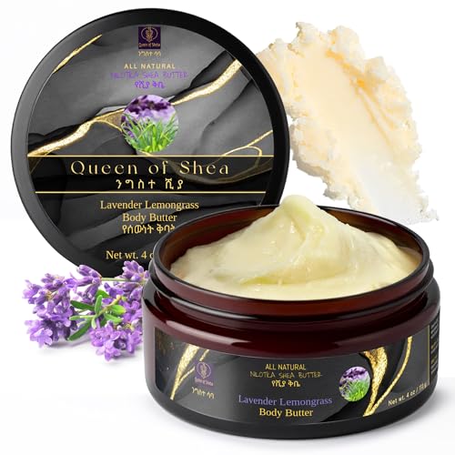Queen of Shea Raw Organic East African Nilotica Shea Butter - 4 oz