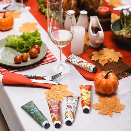 10 Pcs Fall Hand Cream Set - Natural Botanical Lotion for Chapped Hands