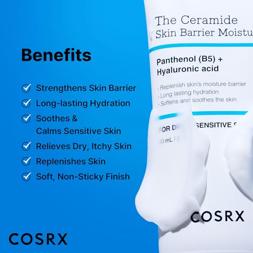 COSRX Ceramide Moisturizer for Face 2.7oz Barrier Repair Sensitive Skin