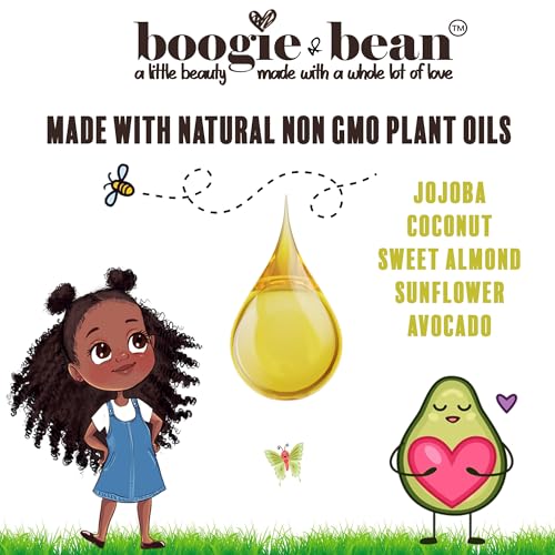 Kids Hair Styling Cream for Thick Curly Hair with Natural Oils - Boogie and Bean