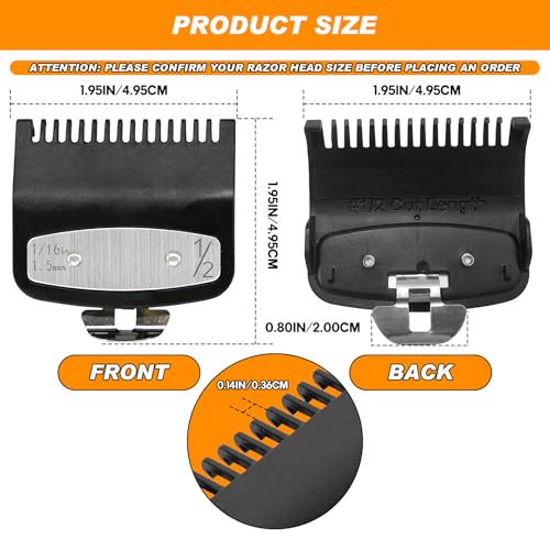 Wahl Clipper Guard Set Replacement 3 Pack – 1/8in, 1/16in Attachments