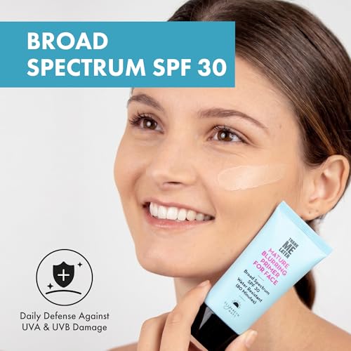 Elizabeth Mott Thank Me Later Blurring Face Primer SPF 30 ? Lightweight, Hydrating Makeup Primer - Smooths Fine Lines & Wrinkles for a Soft-Focus Finish ? Mineral-Based, Cruelty-Free Formula ? 30g