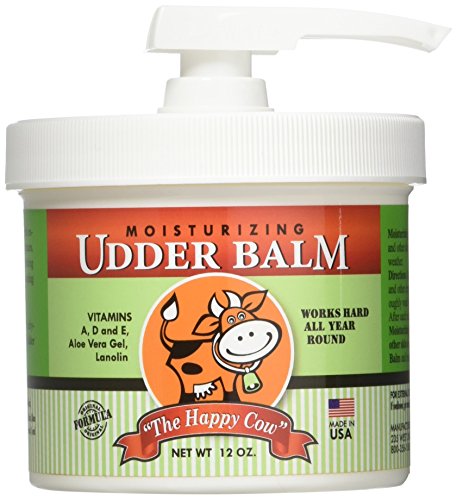 Moisturizing Udder Balm 12oz Pump for Skin Relief & Protection