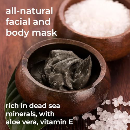 Natural Elephant Dead Sea Mud Mask – Mineral Face & Body Mask, 9.9 oz
