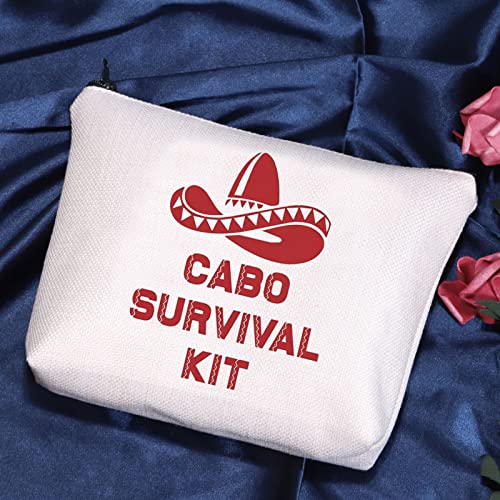 Cabo San Lucas Bachelorette Cosmetic Bag - POFULL Survival Kit